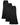 Foldover Waist Basic Maxi Skirts (3 Pack: Black, Black, Black)
